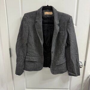 Pendleton 100% Virgin Wool 2 Button Blazer Size 6‎ Gray